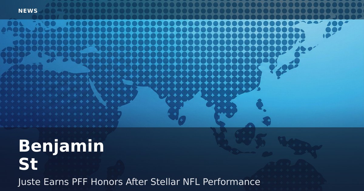 Benjamin St-Juste Earns PFF Honors After Stellar NFL Performance