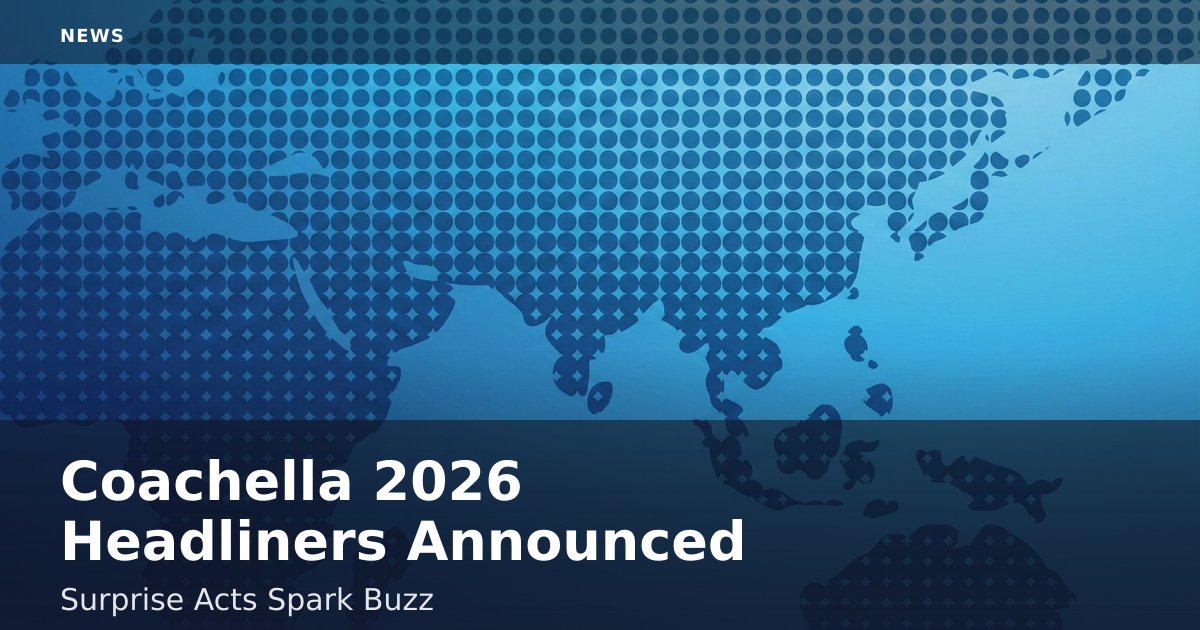 Coachella 2026 Headliners Announced: Surprise Acts Spark Buzz