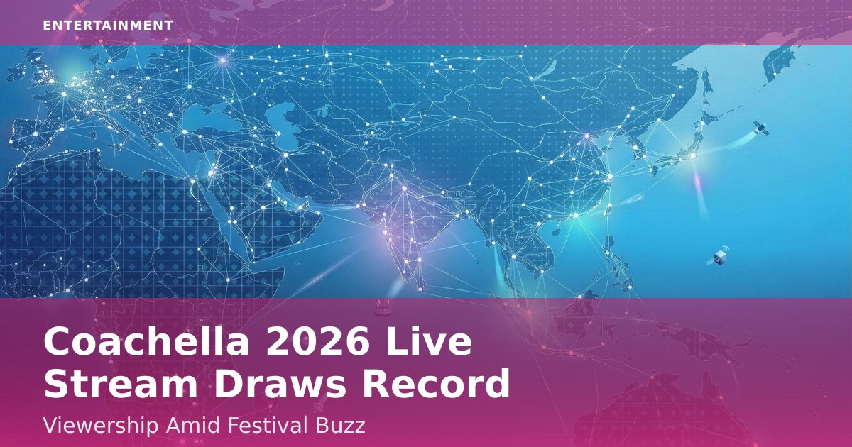 Coachella 2026 Live Stream Draws Record Viewership Amid Festival Buzz