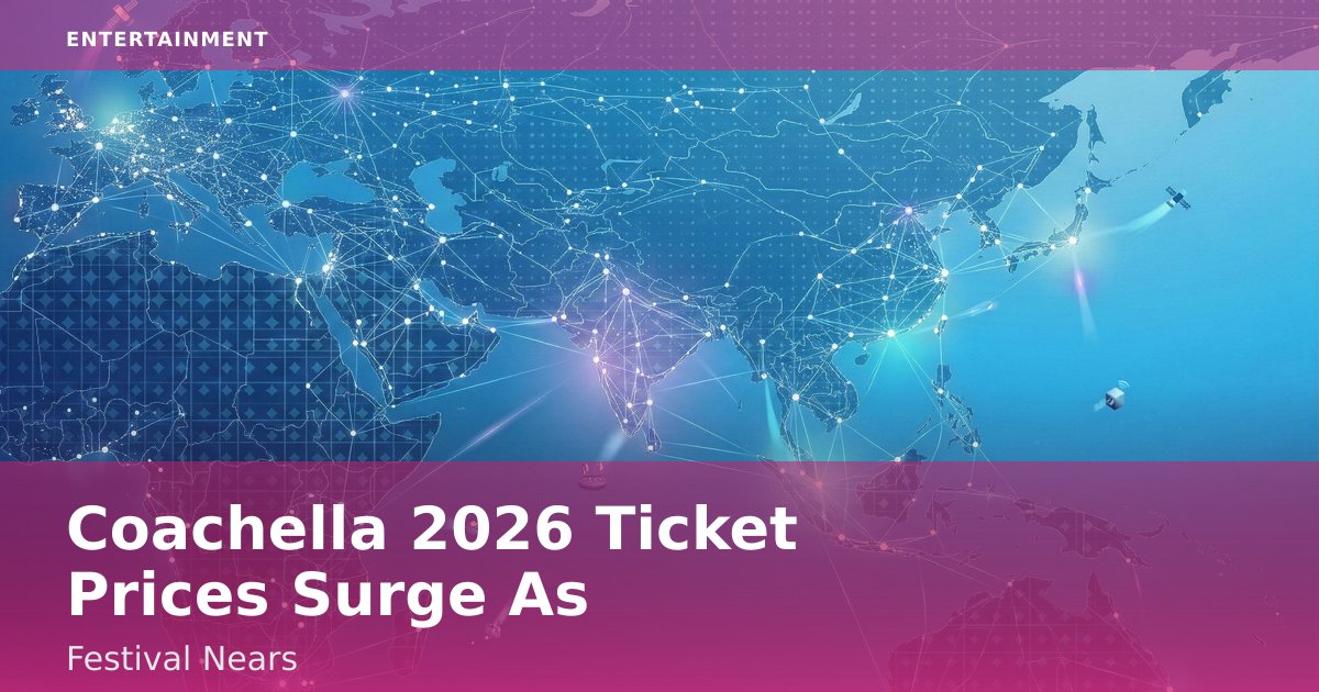 Coachella 2026 Ticket Prices Surge As Festival Nears