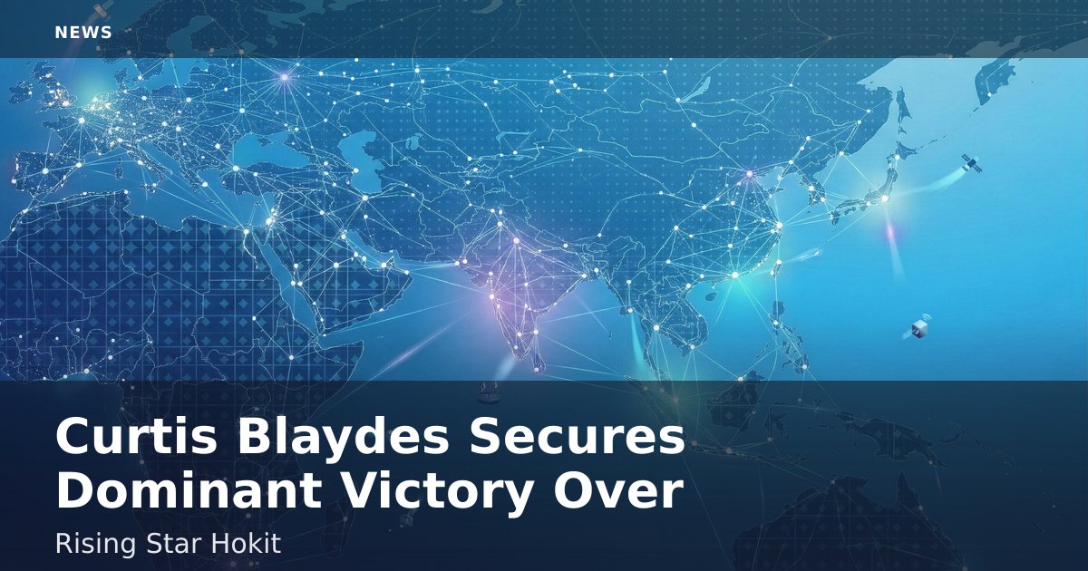 Curtis Blaydes Secures Dominant Victory Over Rising Star Hokit