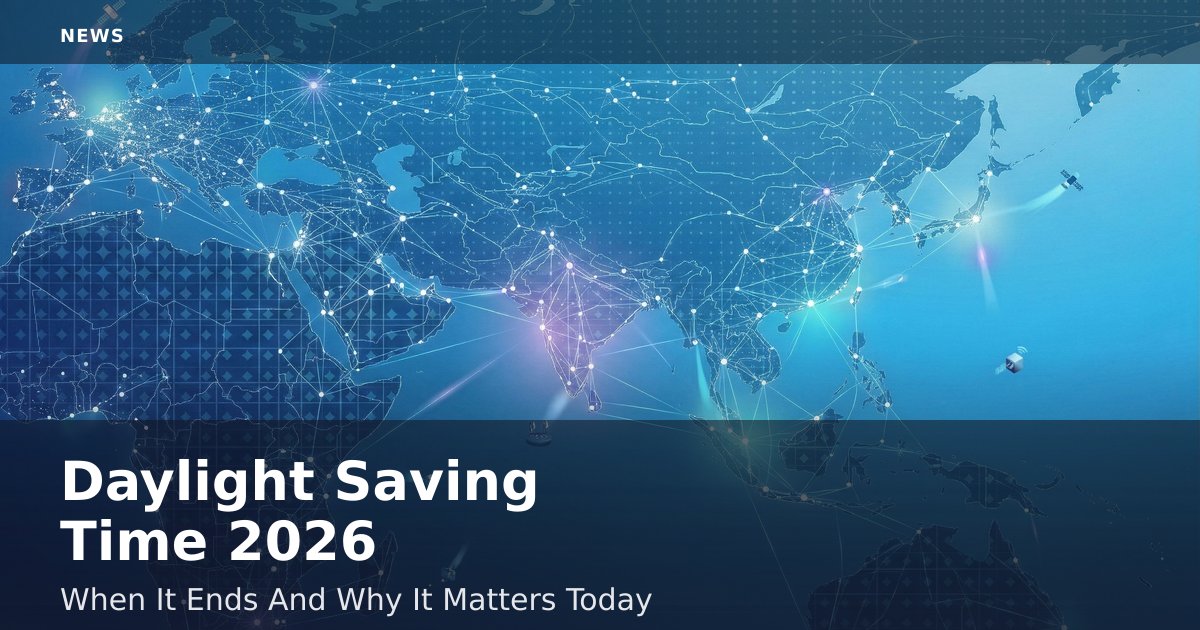 Daylight Saving Time 2026: When It Ends And Why It Matters Today