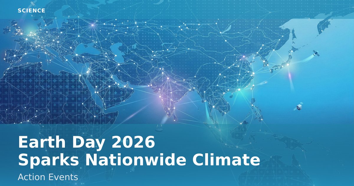 Earth Day 2026 Sparks Nationwide Climate Action Events