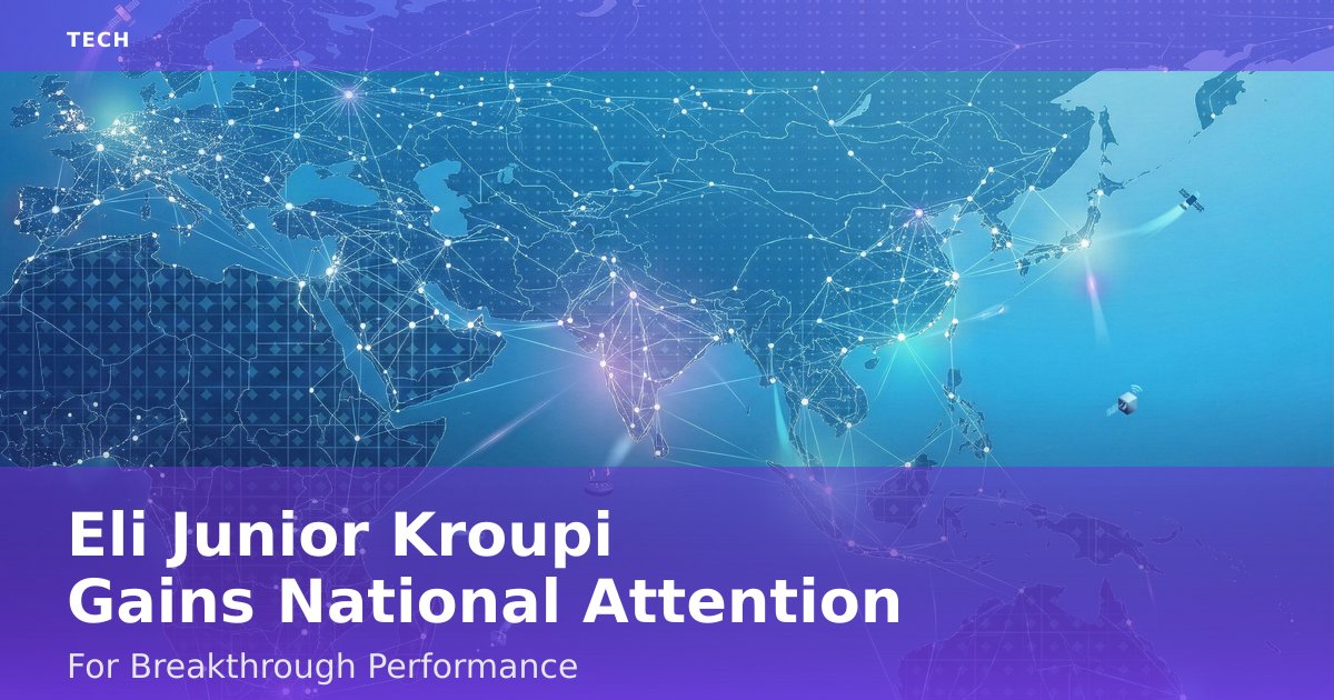 Eli Junior Kroupi Gains National Attention For Breakthrough Performance