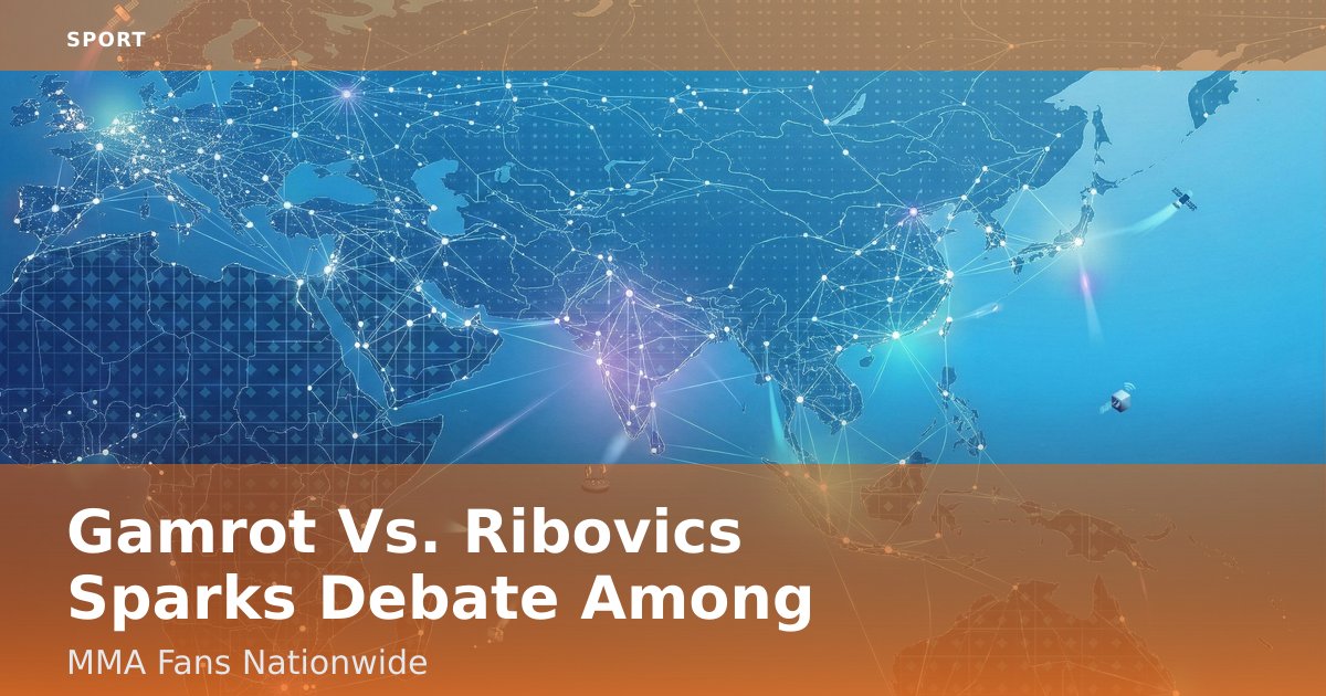 Gamrot Vs. Ribovics Sparks Debate Among MMA Fans Nationwide