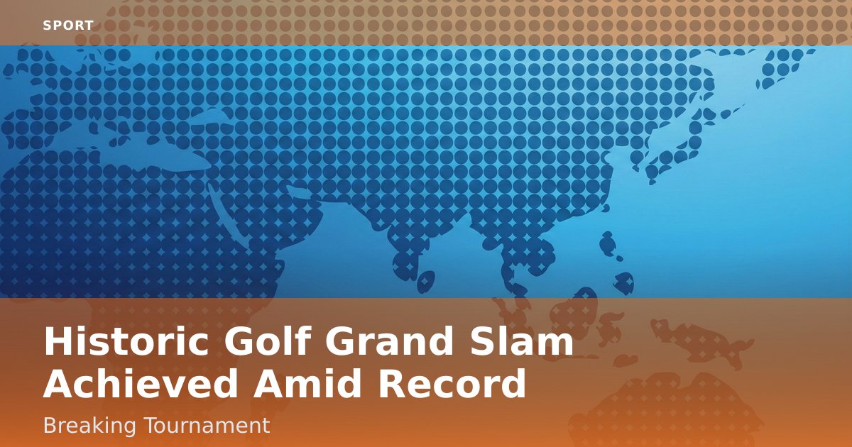 Historic Golf Grand Slam Achieved Amid Record-Breaking Tournament