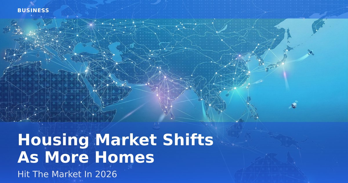 Housing Market Shifts As More Homes Hit The Market In 2026