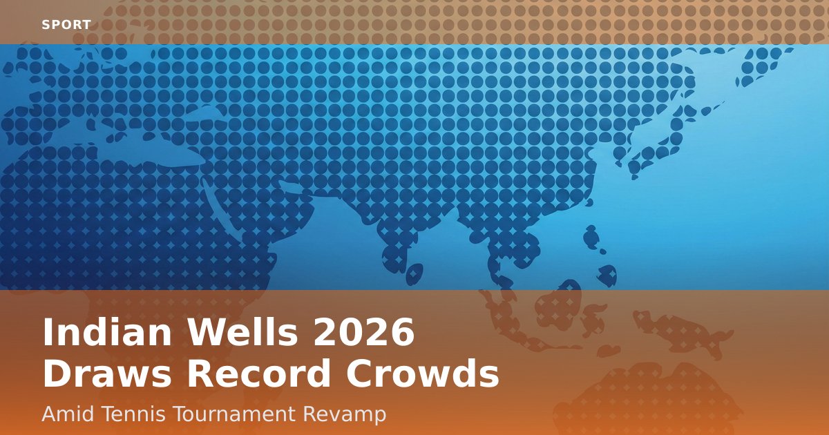Indian Wells 2026 Draws Record Crowds Amid Tennis Tournament Revamp