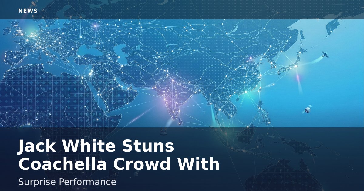 Jack White Stuns Coachella Crowd With Surprise Performance