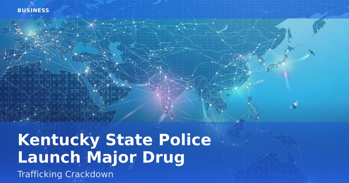 Kentucky State Police Launch Major Drug Trafficking Crackdown