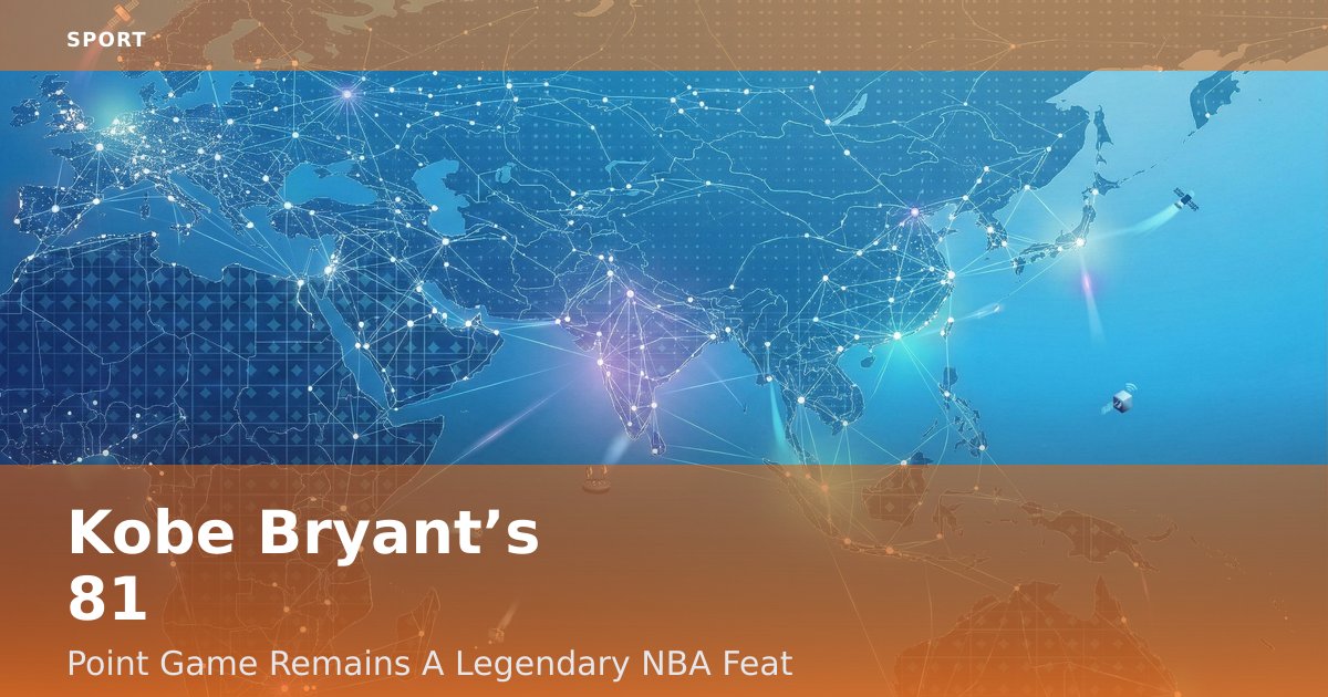 Kobe Bryant’s 81-Point Game Remains A Legendary NBA Feat