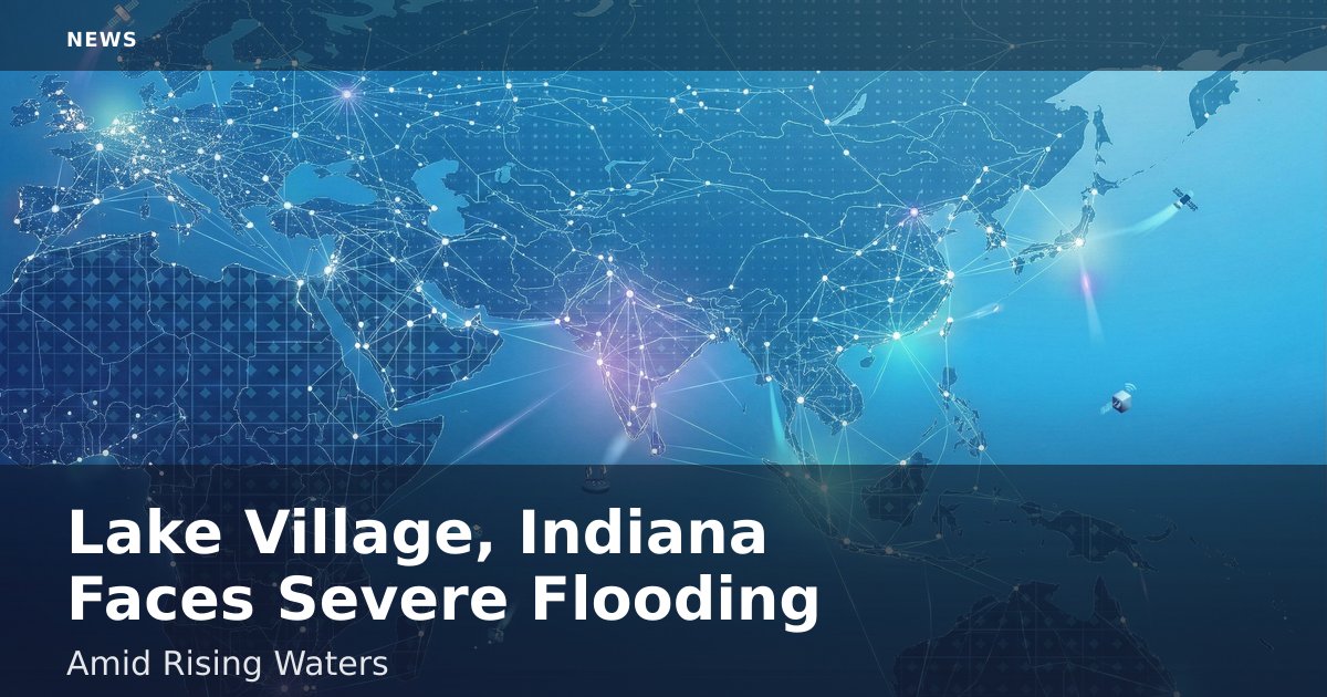 Lake Village, Indiana Faces Severe Flooding Amid Rising Waters