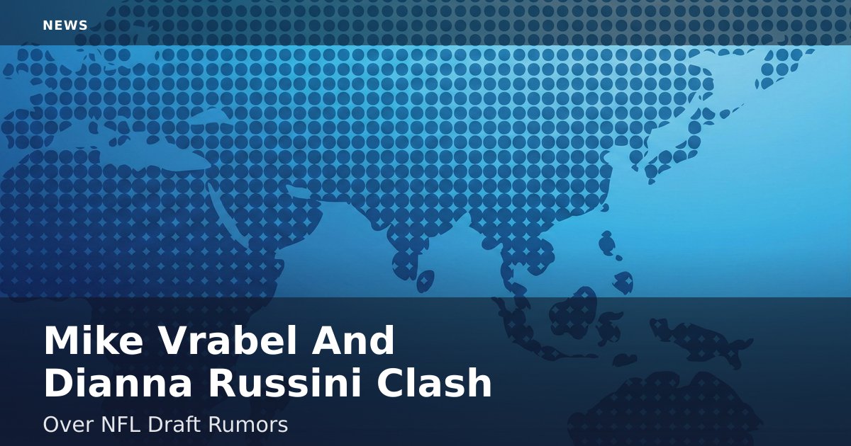 Mike Vrabel And Dianna Russini Clash Over NFL Draft Rumors