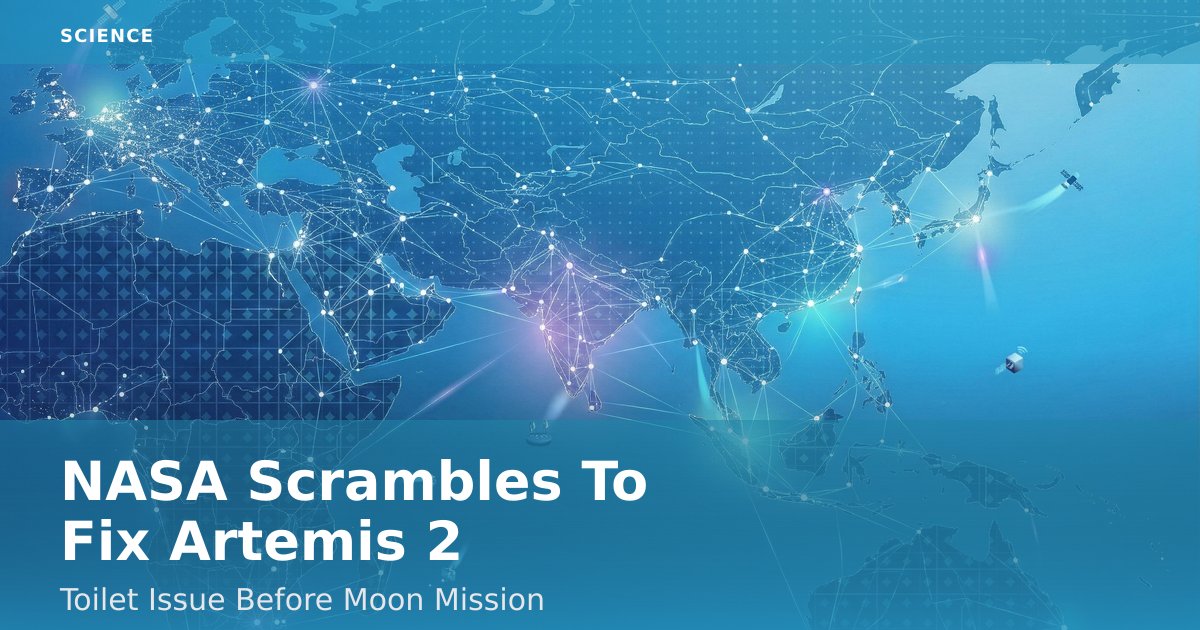 NASA Scrambles To Fix Artemis 2 Toilet Issue Before Moon Mission