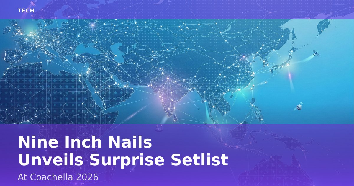 Nine Inch Nails Unveils Surprise Setlist At Coachella 2026