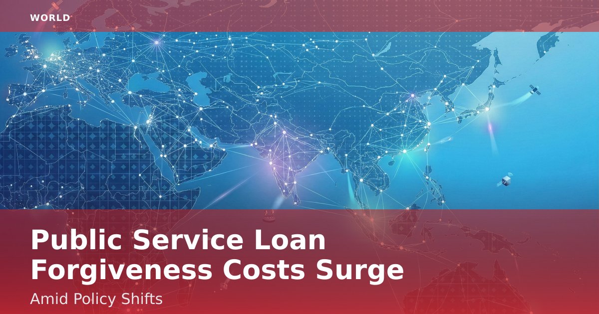Public Service Loan Forgiveness Costs Surge Amid Policy Shifts