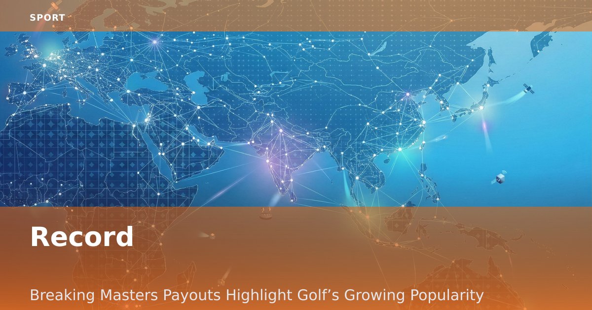 Record-Breaking Masters Payouts Highlight Golf’s Growing Popularity