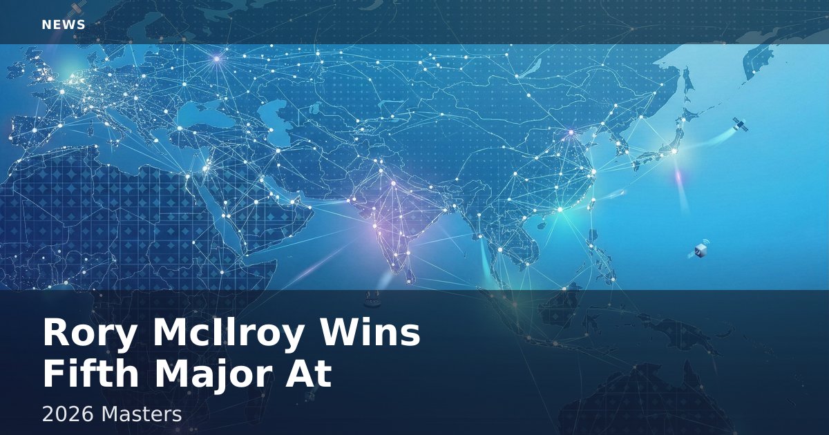 Rory McIlroy Wins Fifth Major At 2026 Masters