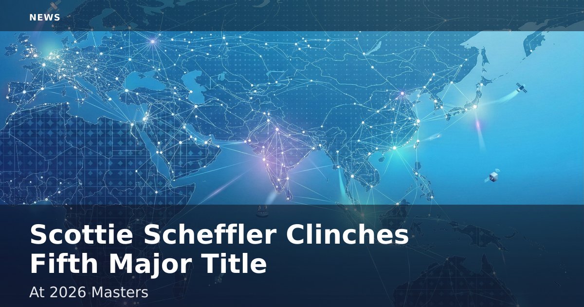 Scottie Scheffler Clinches Fifth Major Title At 2026 Masters