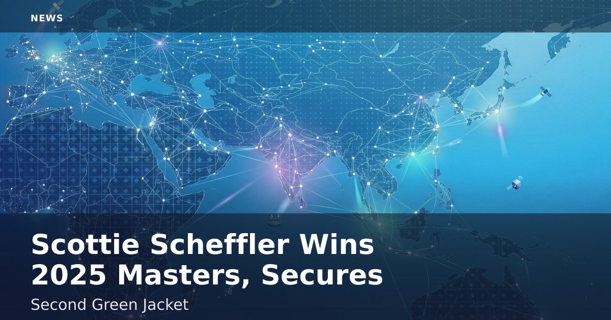 Scottie Scheffler Wins 2025 Masters, Secures Second Green Jacket