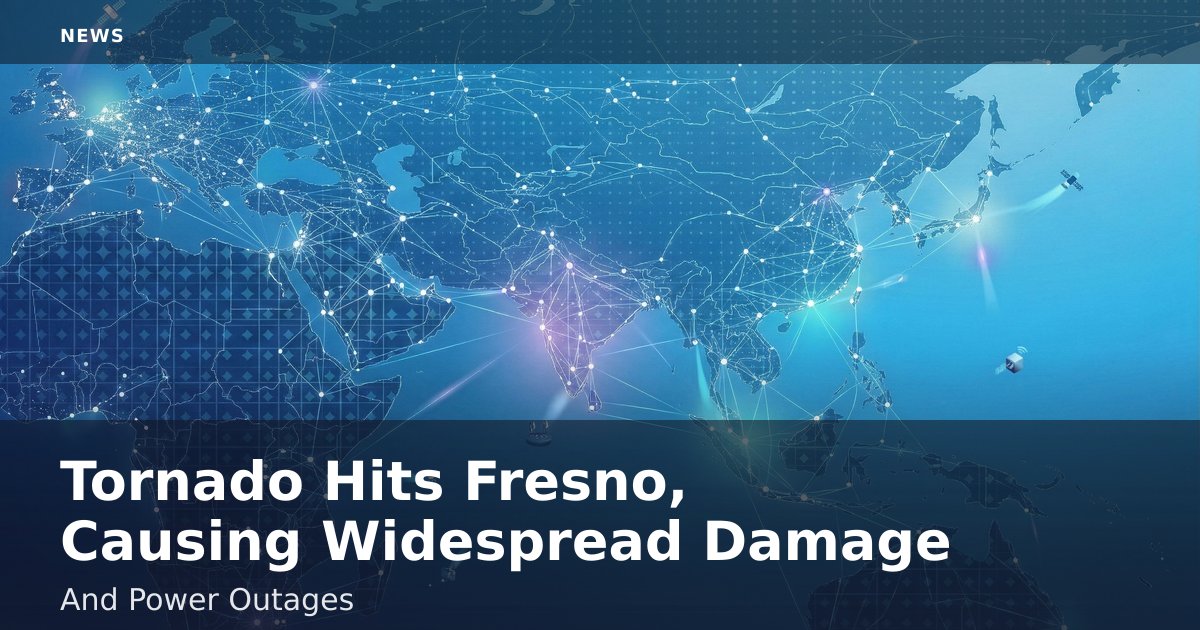 Tornado Hits Fresno, Causing Widespread Damage And Power Outages