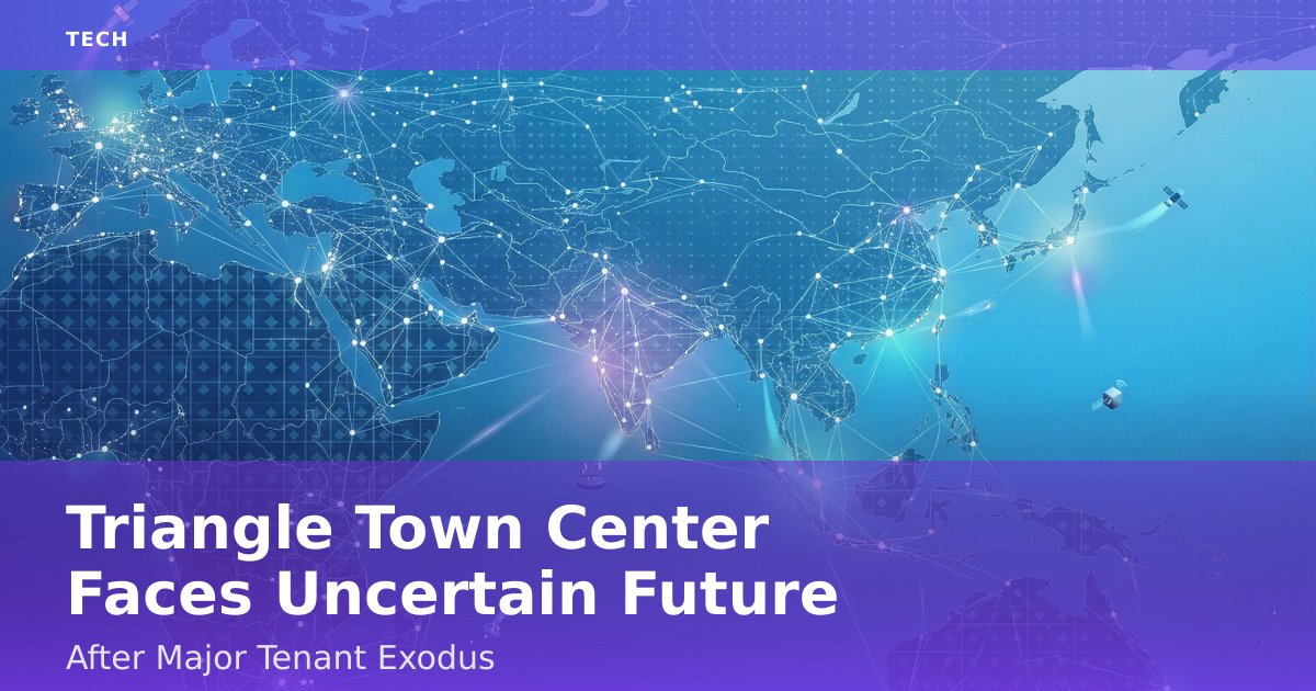 Triangle Town Center Faces Uncertain Future After Major Tenant Exodus