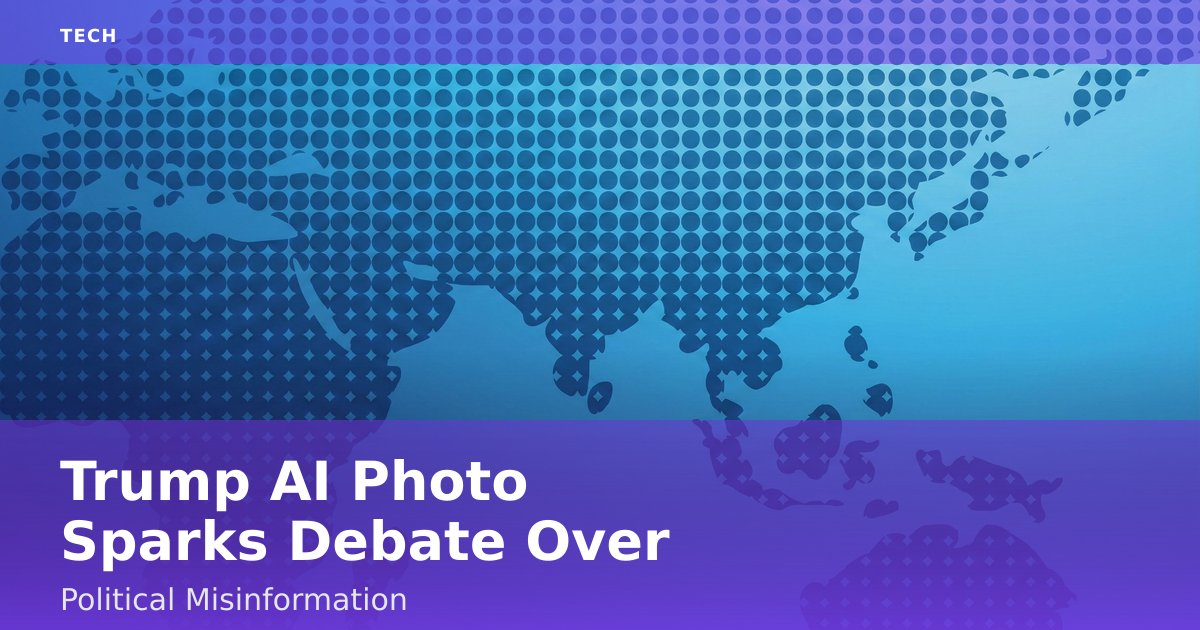 Trump AI Photo Sparks Debate Over Political Misinformation