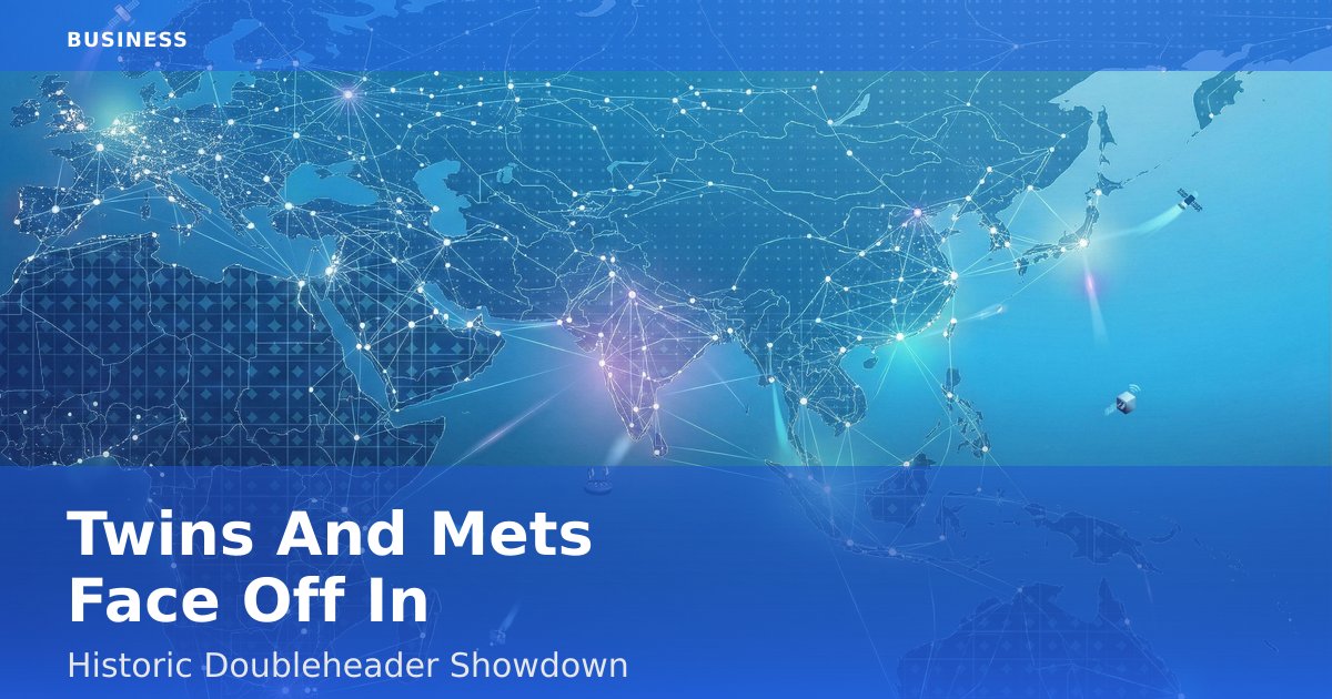 Twins And Mets Face Off In Historic Doubleheader Showdown