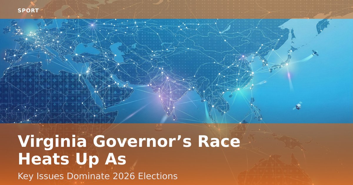 Virginia Governor’s Race Heats Up As Key Issues Dominate 2026 Elections