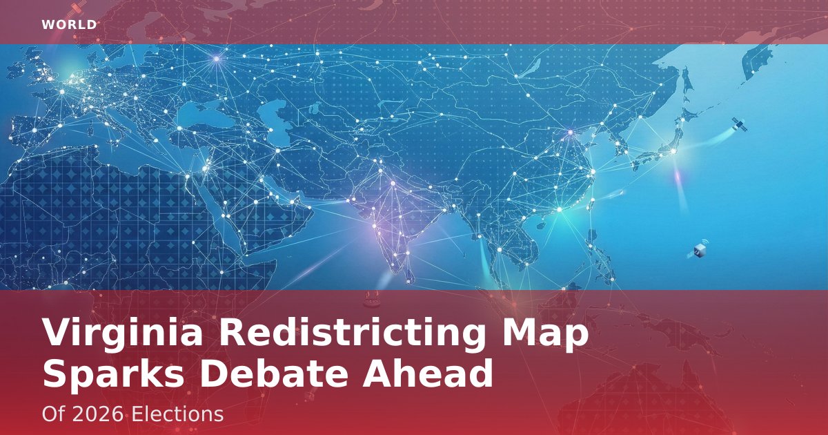 Virginia Redistricting Map Sparks Debate Ahead Of 2026 Elections