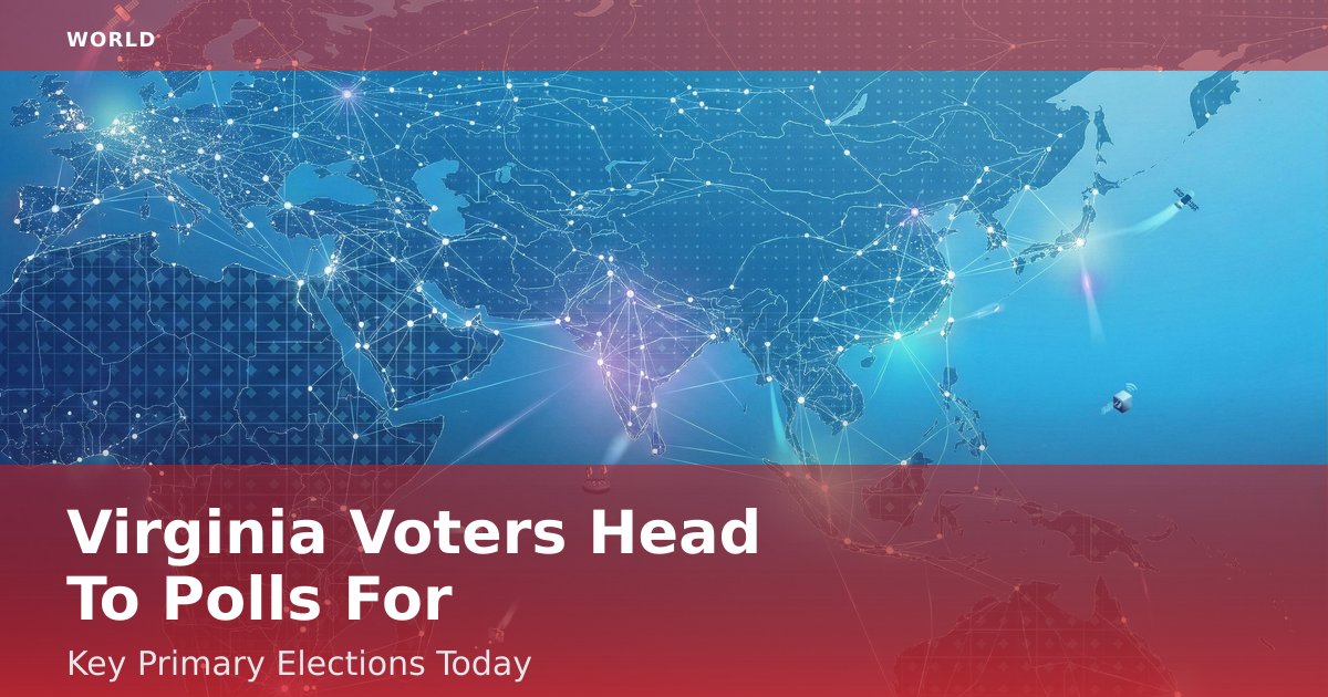 Virginia Voters Head To Polls For Key Primary Elections Today